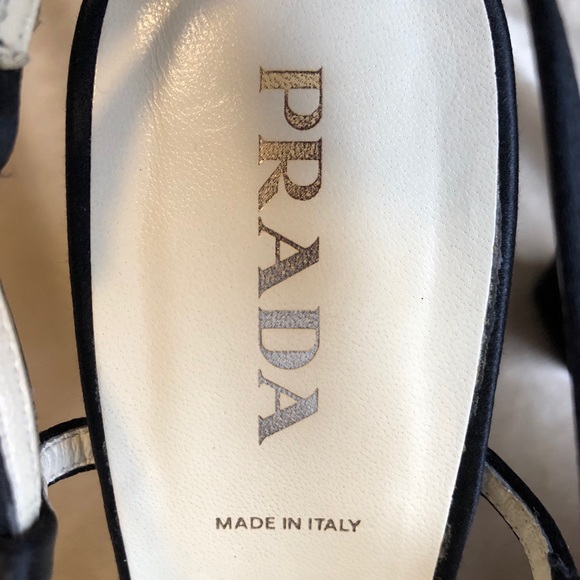 PRADA Satin Slingback Pumps (1” Platform) 38/US 8 - Picture 9 of 9